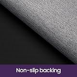 DEXI Indoor Door Mat 90 x 140 cm Non Slip Rubber Backing Grey view 6