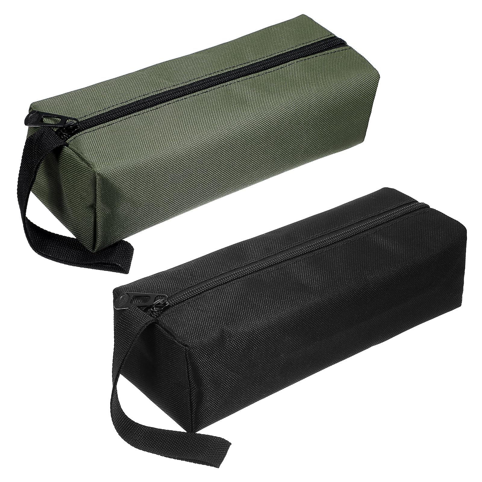 TIESOME 2 Pack Tool Pouch Bag, Utility Multipurpose Tool Bags Waterproof Canvas Tool Pouches Small Zipper Tool Pouch for Organizer Various Screwdrivers, Pliers, Nut Drivers Tools