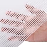 Tosnail 20 Pcs Clear Plastic Mesh Canvas Sheets 13.5 x 10.5 in 2 mm Holes view 3