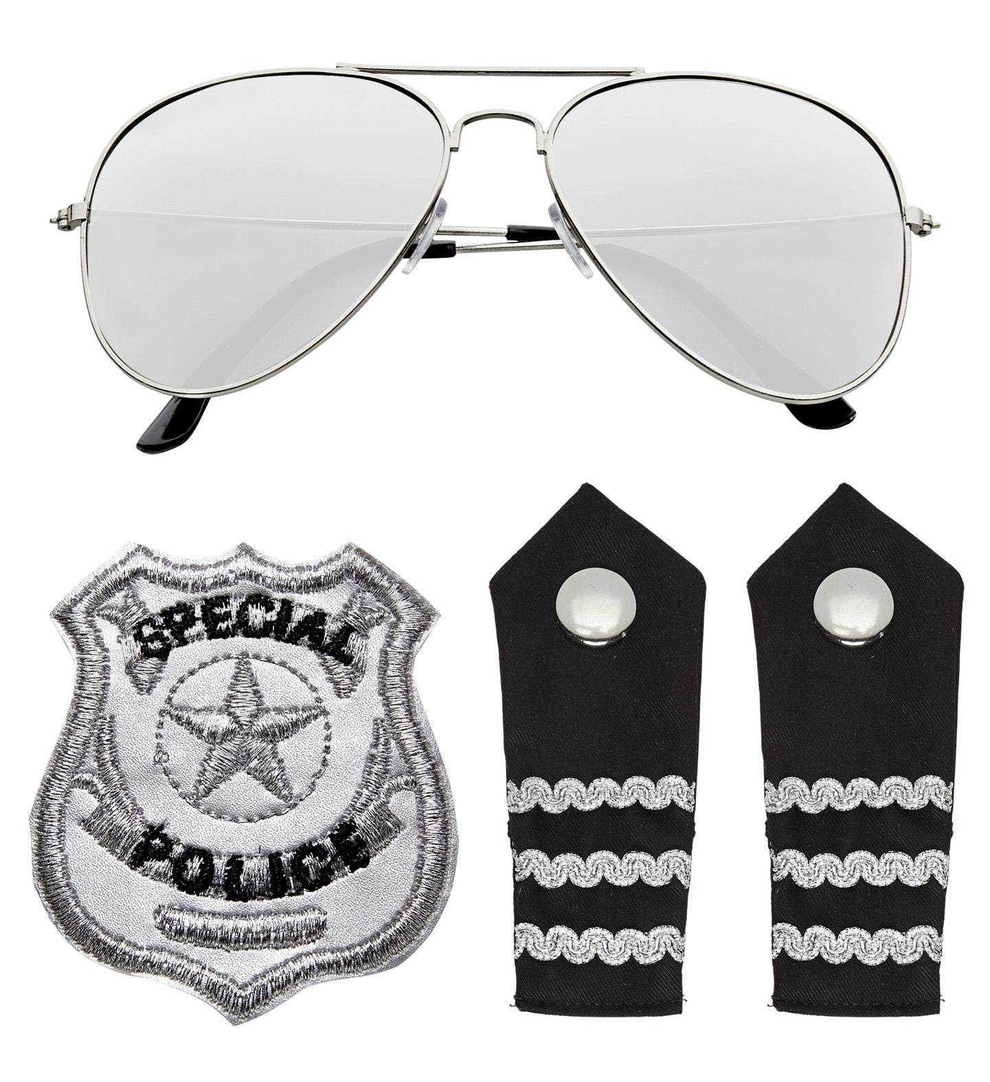Widmann ? Set Police Costume, One Size (00084)