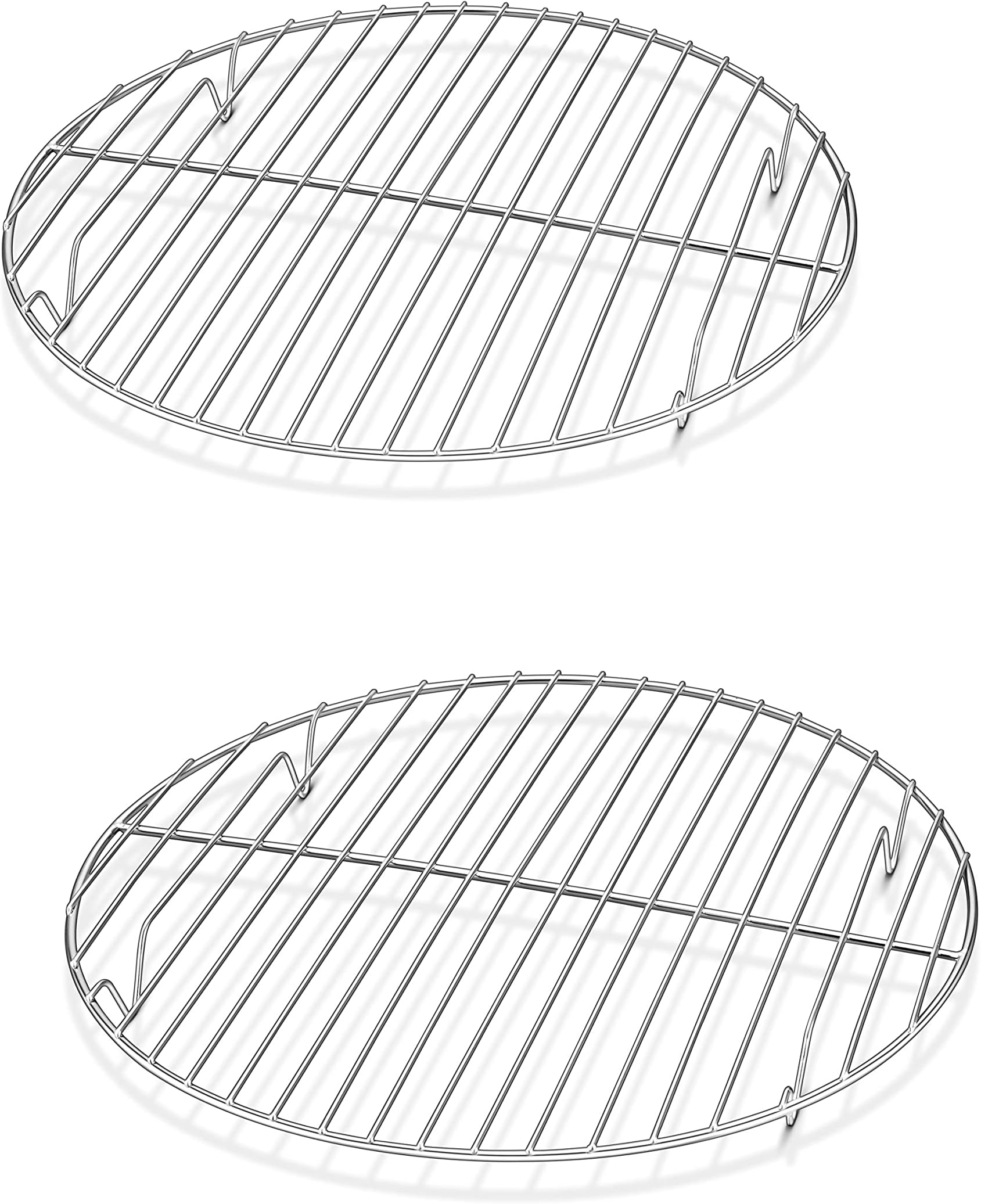 Herogo Round Cooling Rack for Cooking and Baking Set of 2, 9 Inch