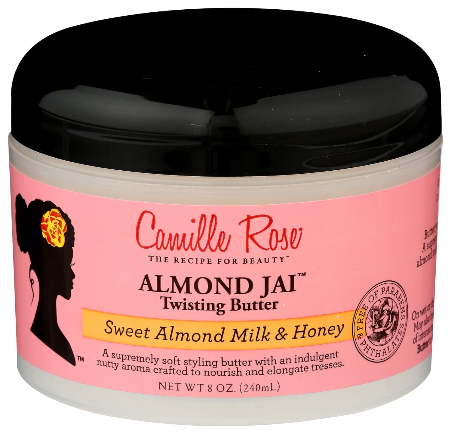 Camille Rose Almond Jai Twisting Butter, 8 fl oz : Standard Hair Conditioners : Beauty