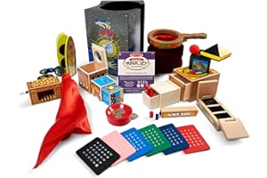 Melissa & Doug Deluxe Solid-Wood Magic Set With 10 Classic Tricks Magician Props Magic Set for Kids Ages 8+