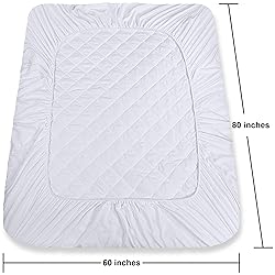 Utopia Bedding Queen 2 Pack Quilted Fitted Mattress