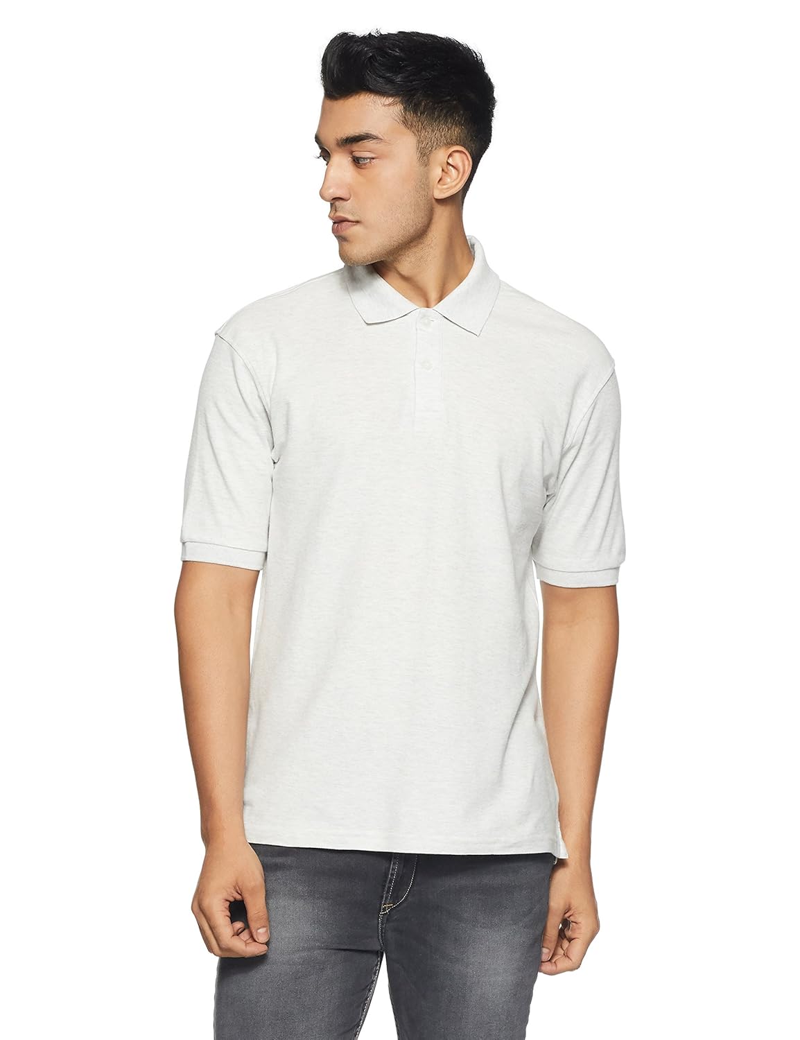 marks & spencer men's solid regular fit polo