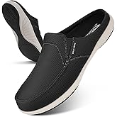Mens Slippers with Arch Support, Breathable House Slippers for Men with Velvet Lining, Orthopedic Slip On Clog for Plantar Fa