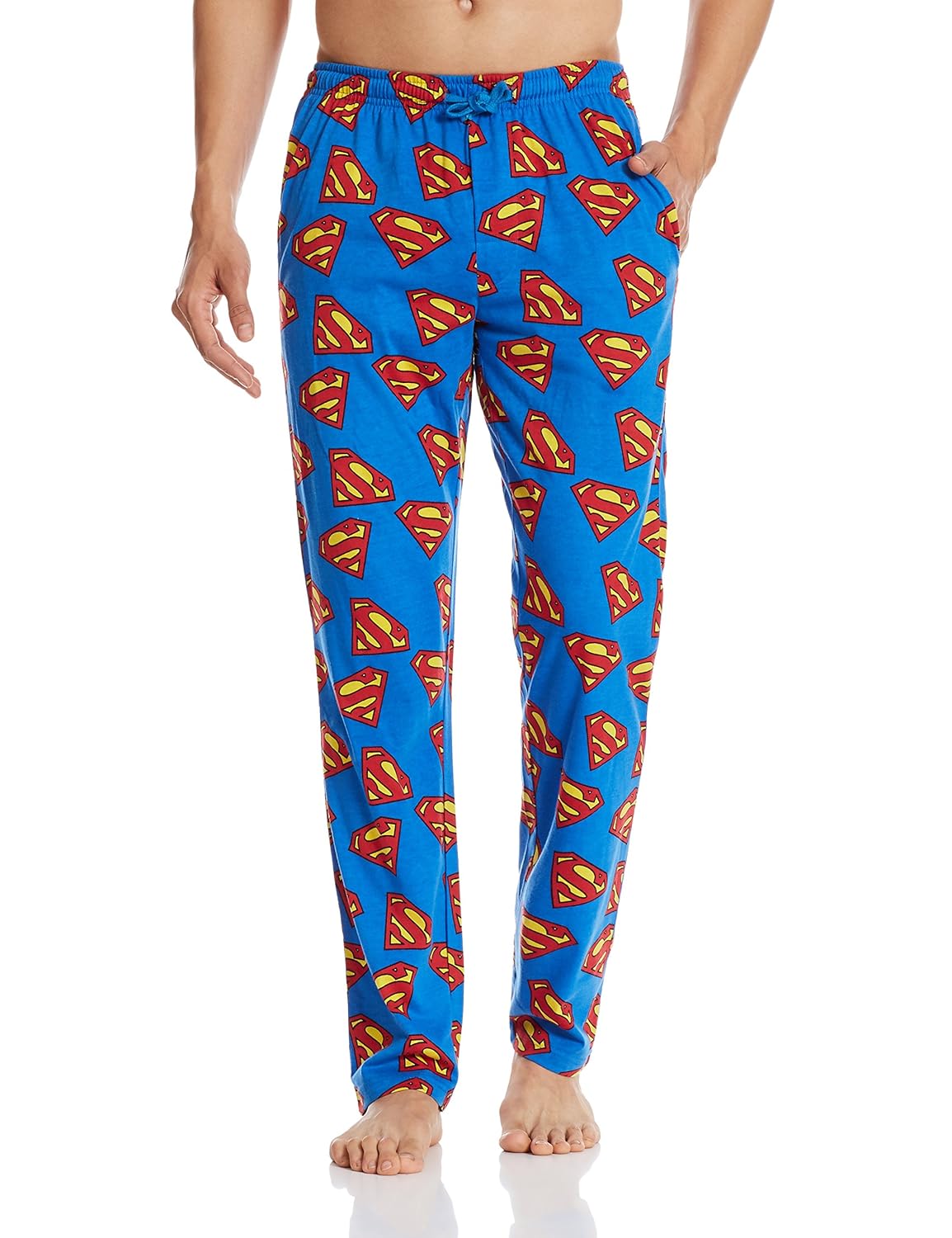 superman men's cotton pyjama set