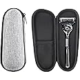 ZLiT for Gillette Fusion5 Razor Case,EVA Waterproof Shockproof Razor Storage Bag Travel Carrying Shaver Case for Gillette Fusion5 Razor (Grey)