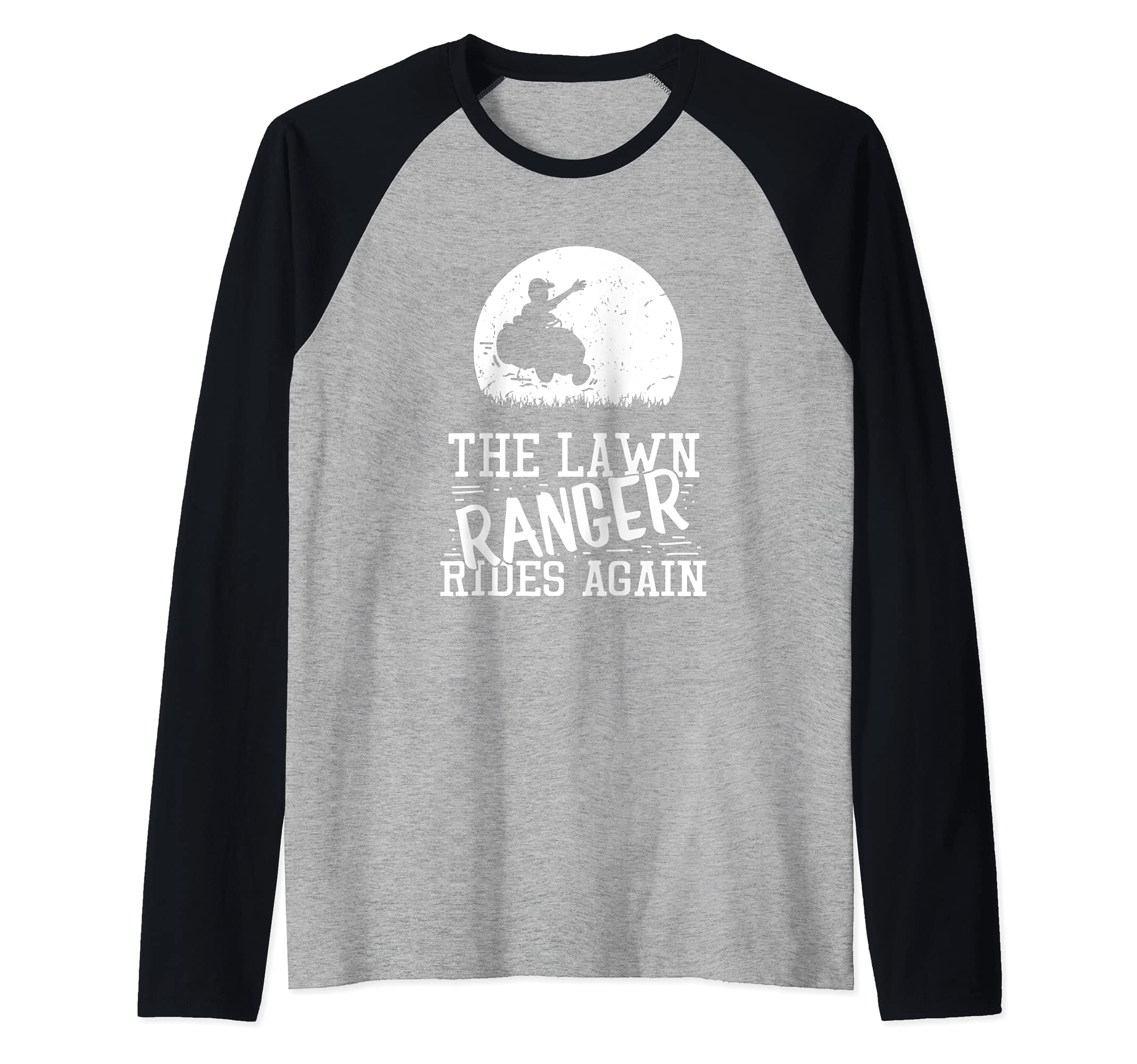 The Lawn Ranger Rides Again, Lawn Mower Raglan Baseball Tee