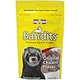 Marshall Pet Products Natural High-Protein Bandit Semi-Moist Chew Treats, with Chicken Flavor, for Ferrets, 3 oz