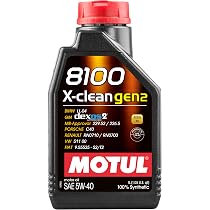 Óleo Motul 8100 5W40 X-Clean Gen2 100% Sintético 1L : Amazon.com