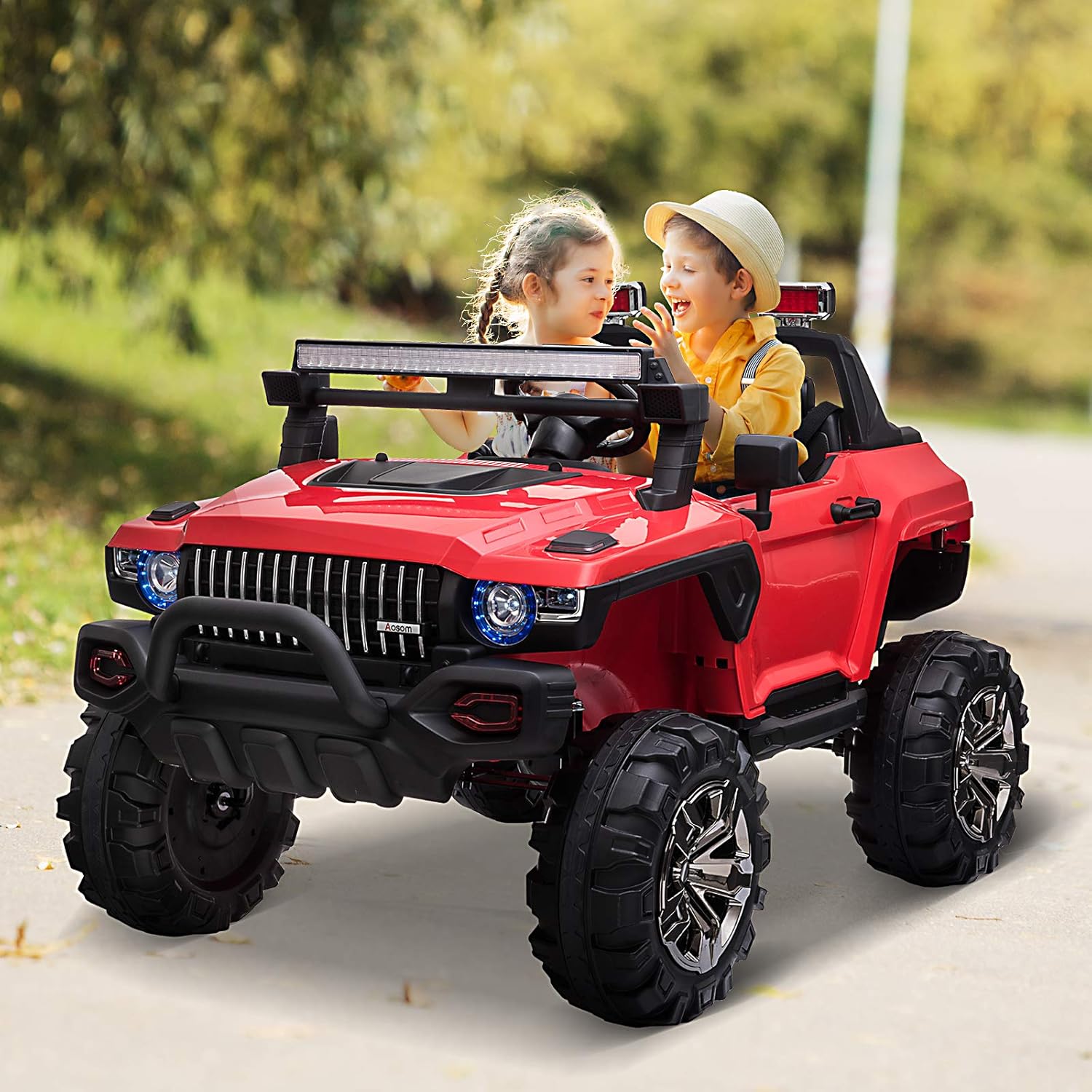 best 2 seater ride on car with parental remote control