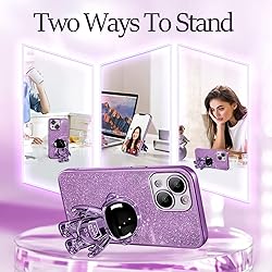Buleens for iPhone 14 Plus Case Astronaut, Clear