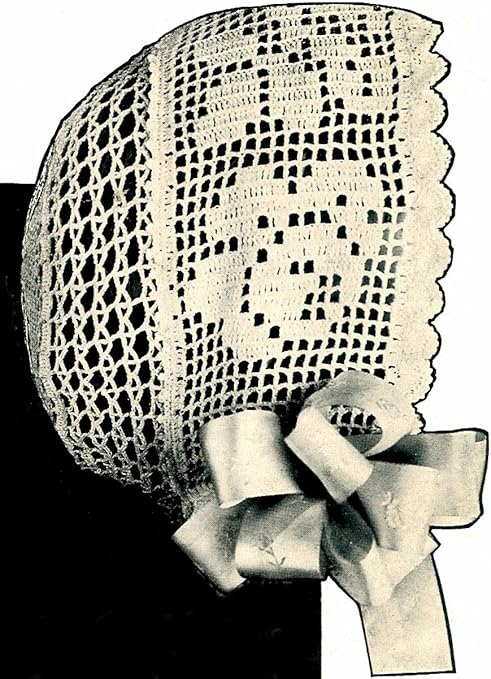 Bonnet filet au crochet Clearance