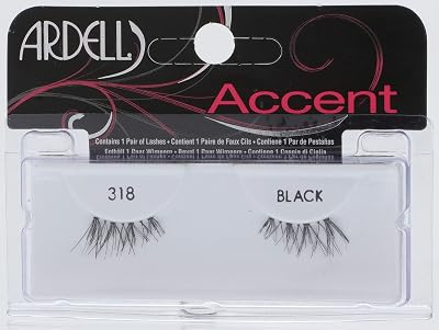 Ardell Lashes Accents 318 Black Half Lashes for Natural Volume