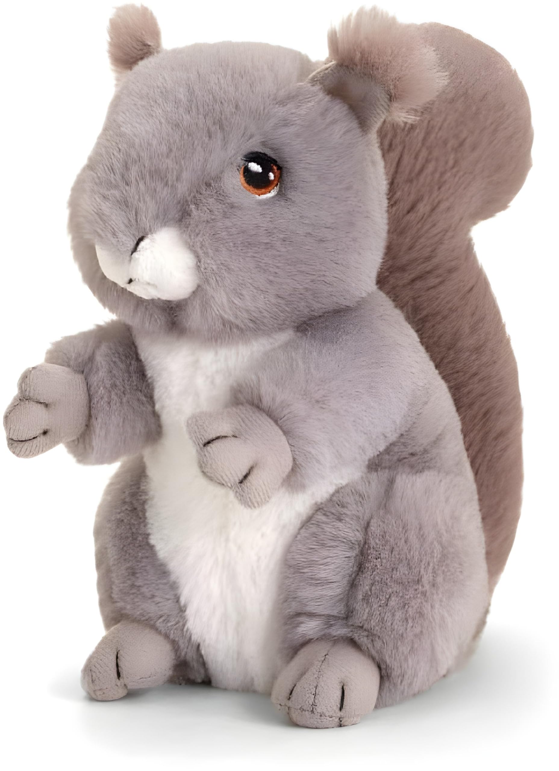 Deluxe Paws Plush Cuddly Soft Eco Toys 100% Recycled (Squirrel)