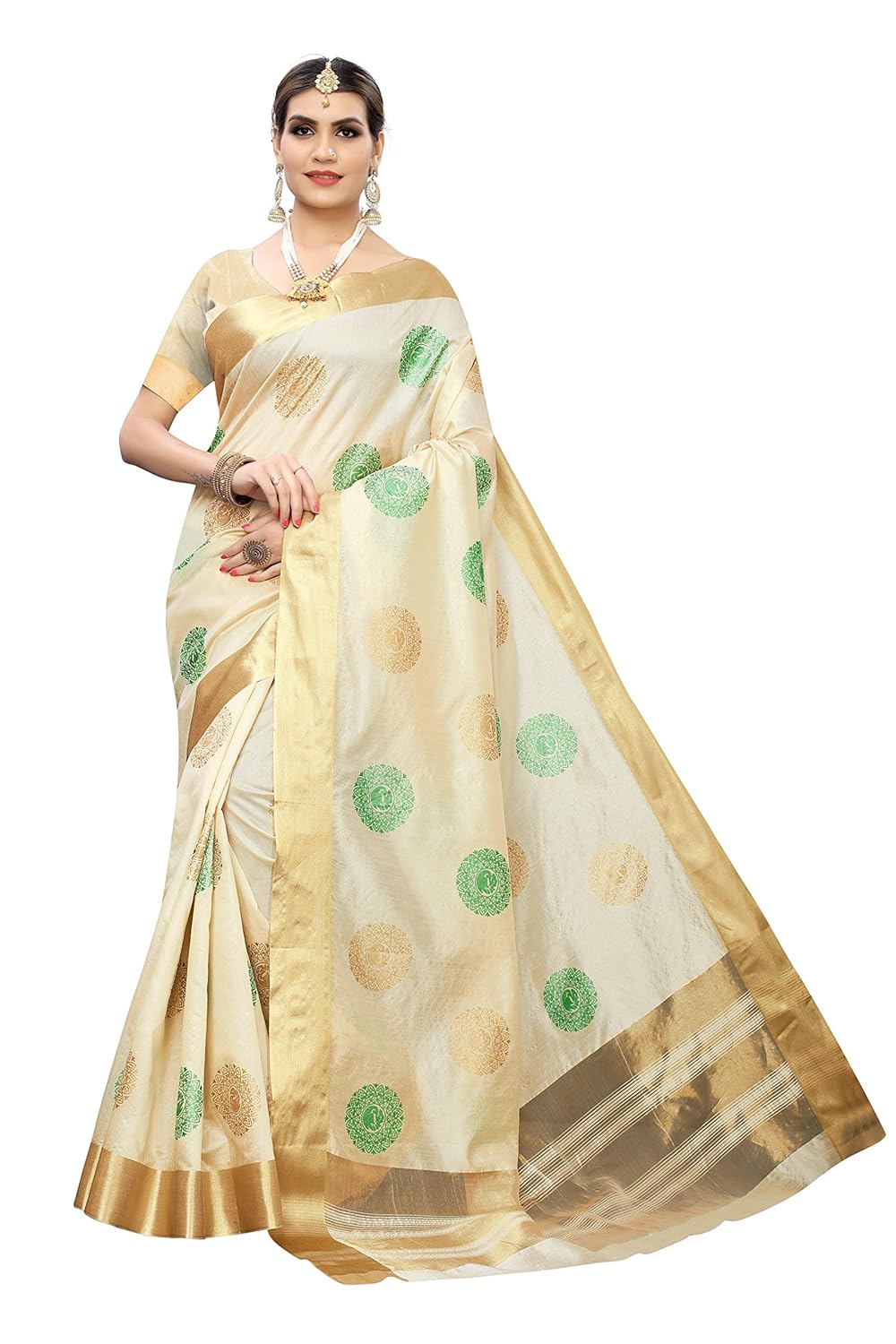 printed work saree