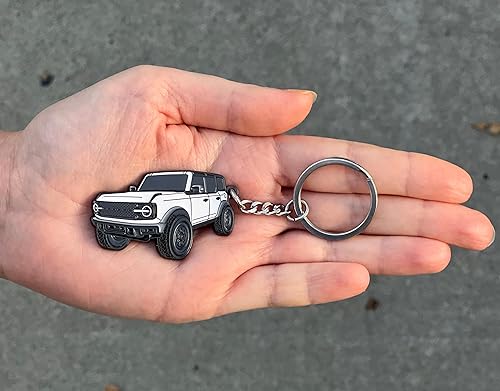 Bronco Keychain Accessories door key chain Fob Cover Cool Mods