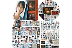 PYAJUU 155PCS Seventeen Spill The Feels Album Photocard Set K-POP Seventeen 55PCS Spill The Feels Photocards and 100Pcs Album Sticker Pack Kpop Lomo Cards Cute Stickers for Water Bottles Scrapbook Laptop