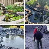 PALUDO Pond Liner 2M x 2M HDPE Black Heavy Duty Underlay Garden Ponds view 6