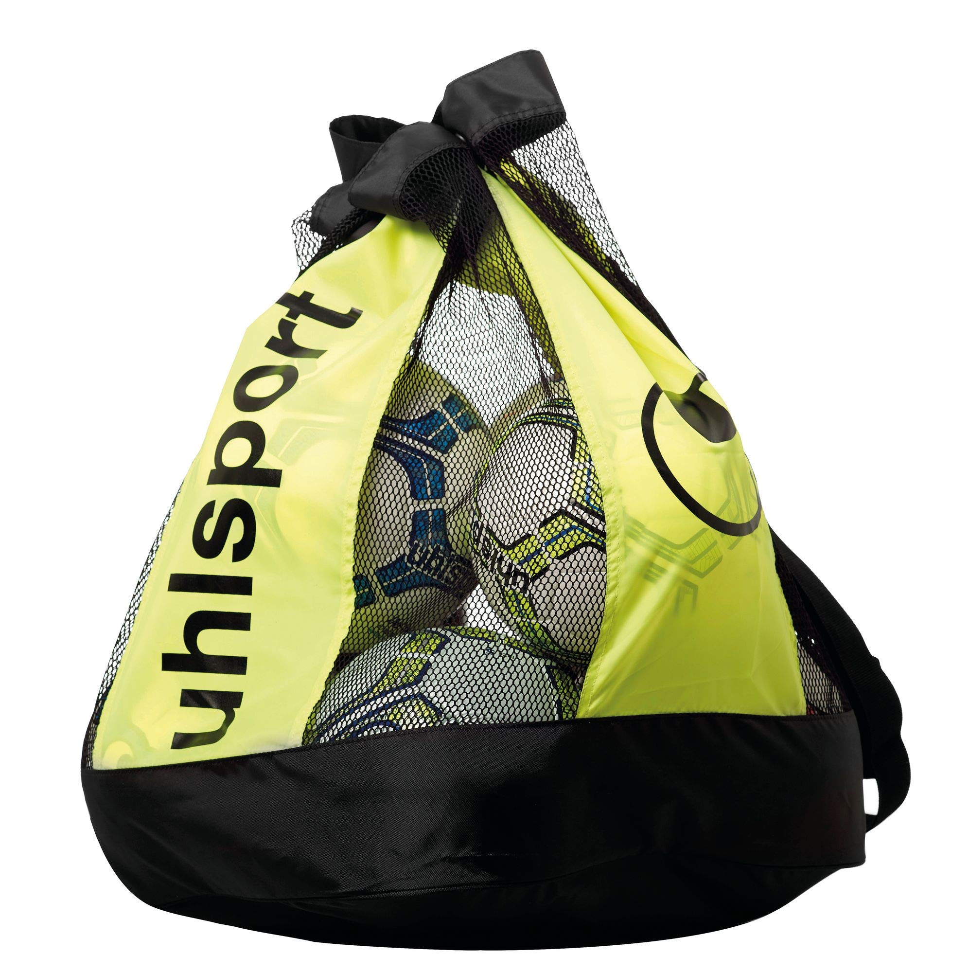 Uhlsport Unisex Adult 100426201 Ball Bag - Black/Fluo Yellow, No Size