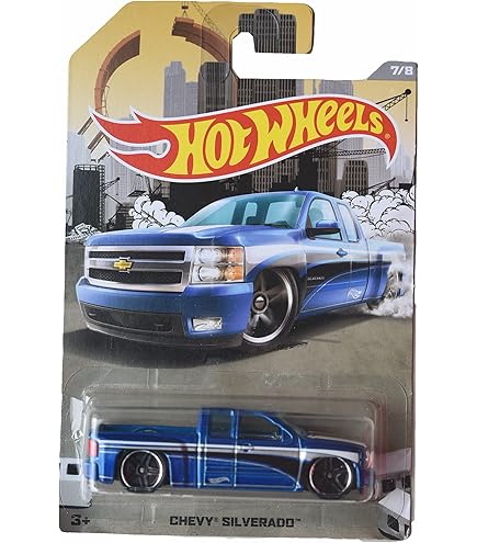 Amazon.com: Hot Wheels Chevy Silverado, [Blue] 2007 New