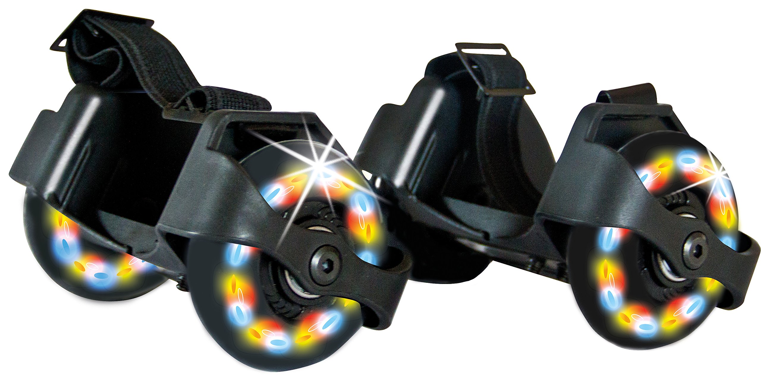 Schildköt Funsports Flashy Rollers, Shoe Wheels with LED Lights, 970302