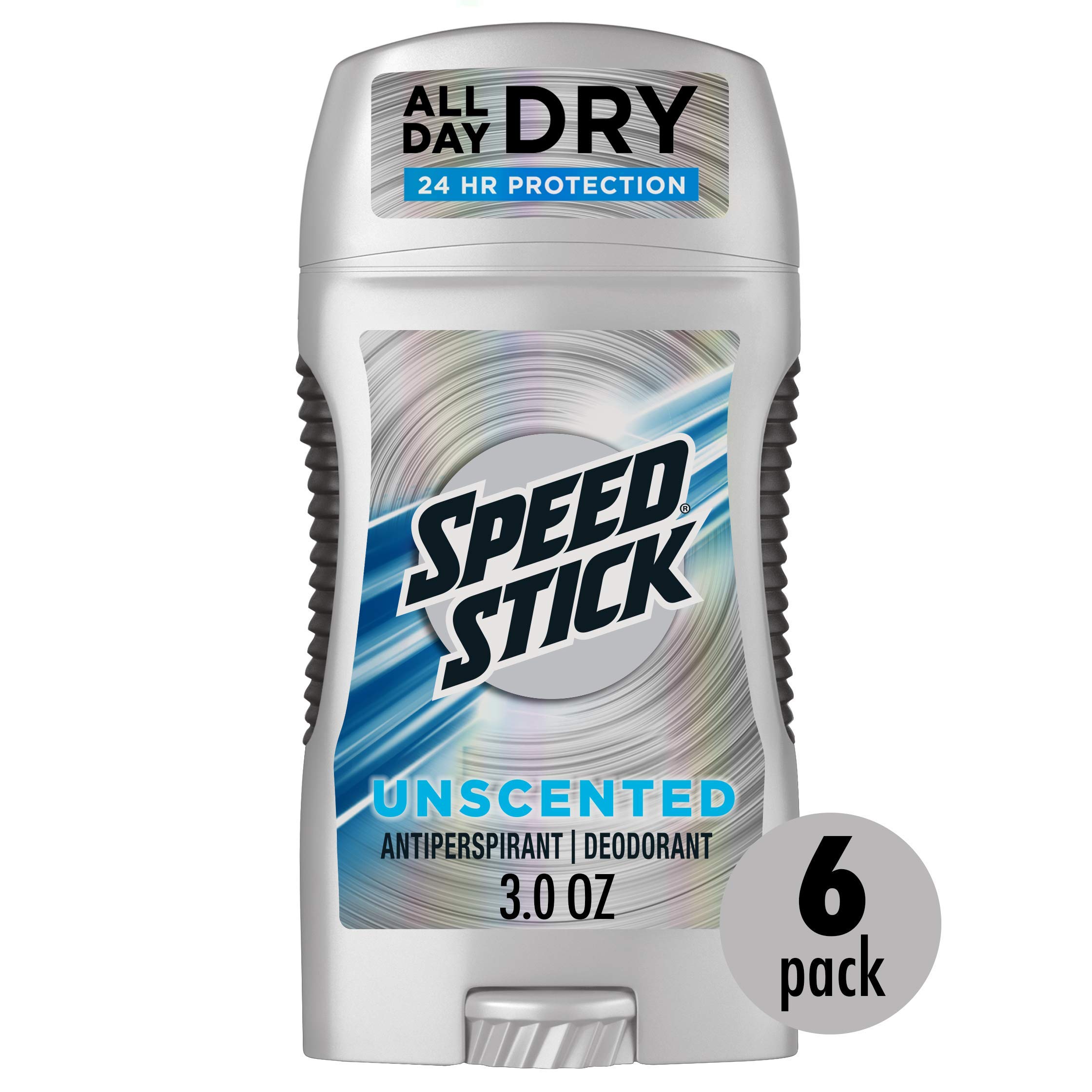 Photo 1 of Speed Stick Power Antiperspirant Deodorant for Men, Unscented - 3 Ounce, Pack Of 6 (Packaging May Vary)