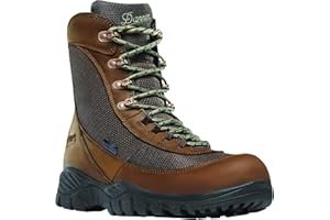 Danner Element 8” Hunting Boots for Men - Waterproof Full-Grain Leather & 900D Nylon with Breathable Lining, Cushion Midsole, and Traction Outsole