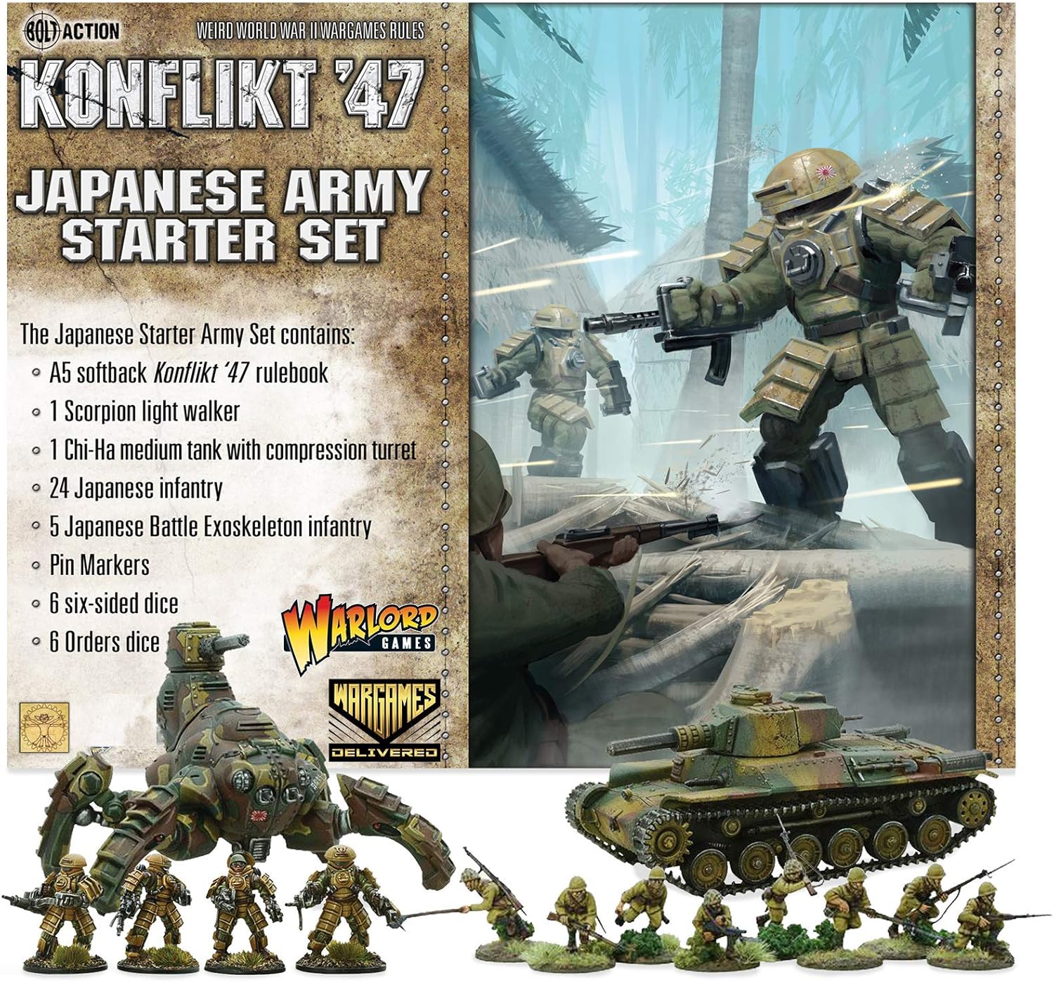 Wargames Delivered, 28mm Military Tanks Miniatures Game, World War RPG Miniature Wargames Set