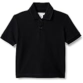 Amazon Essentials Boys and Toddlers' Cotton Spandex Pique Polo Shirt