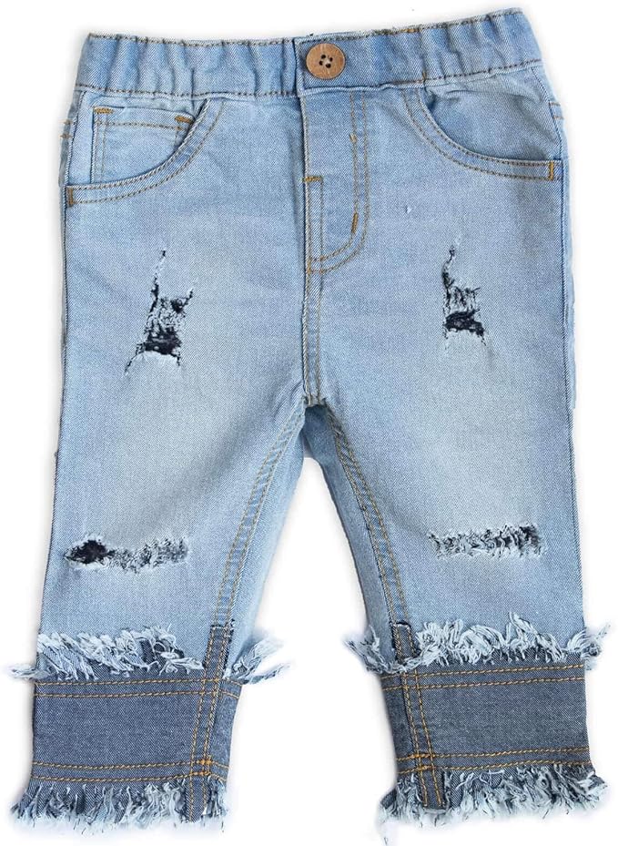 girls denim capris
