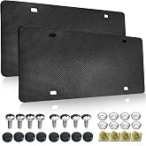 Anti Rattle License Plate Kit Pads, 2 Pack License Plate Rattle Stop | EVA Foam, Shockproof Padding, Sound Deadening &amp; Protection, Universal Fit 12x6 US Cars/SUVs
