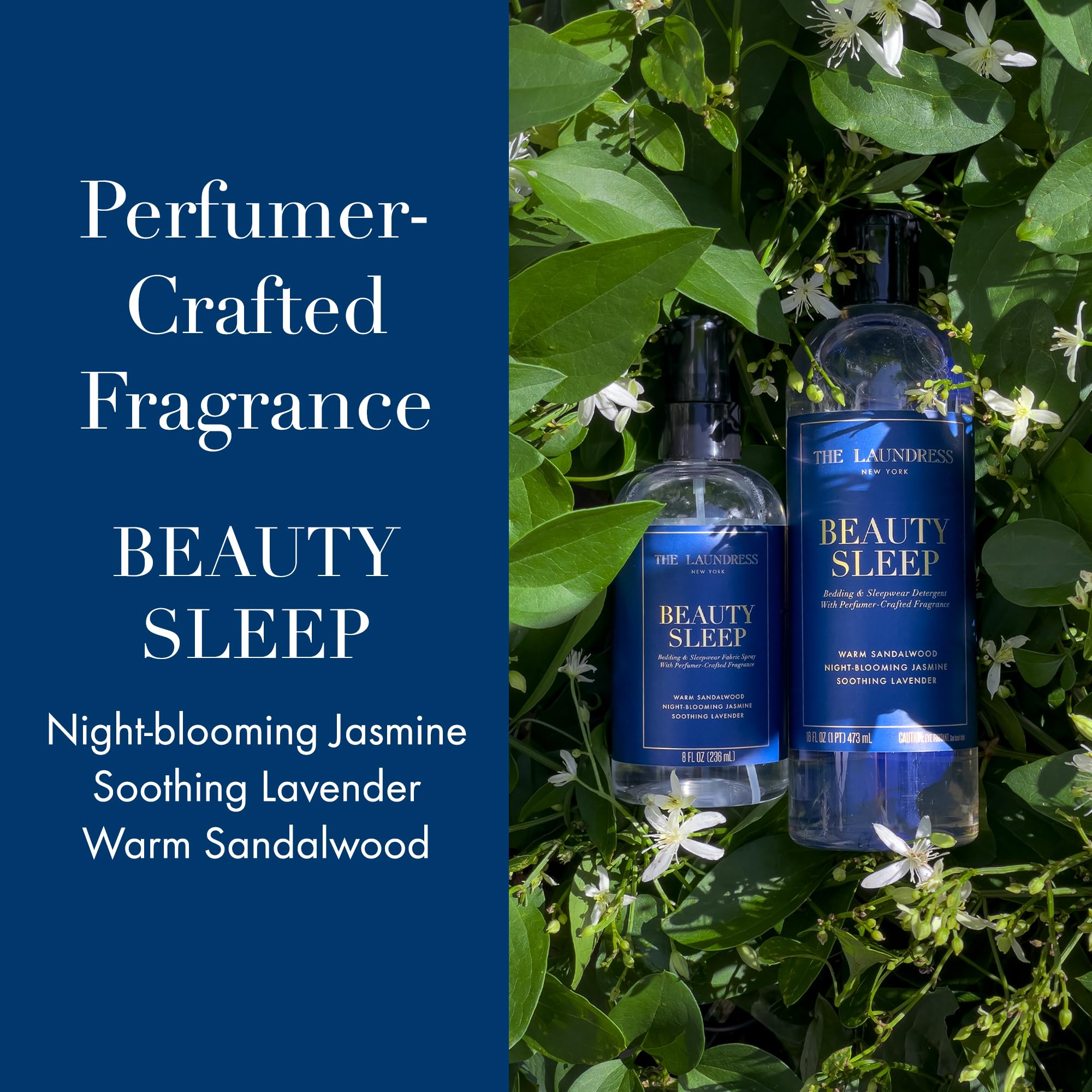 The Laundress Beauty Sleep Liquid Laundry Detergent, Scented Concentrated Detergent for Sleepwear and Sheets, 16 Fl Oz
