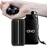 ONO Roller - Handheld Fidget Toy for Adults | Help Relieve Stress, Anxiety, Tension | Promotes Focus, Clarity | Compact, Portable Design (Black, Full Size - Aluminum)