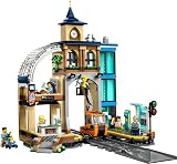 LEGO City Central Train Station 60469 with 6 Minifigures & Accessories view 10
