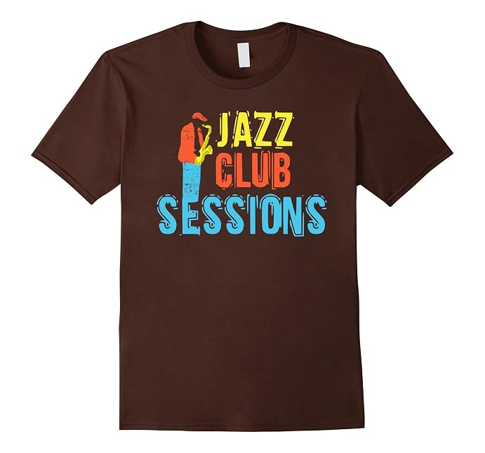 Mens Jazz Club Sessions T-shirt XL Brown