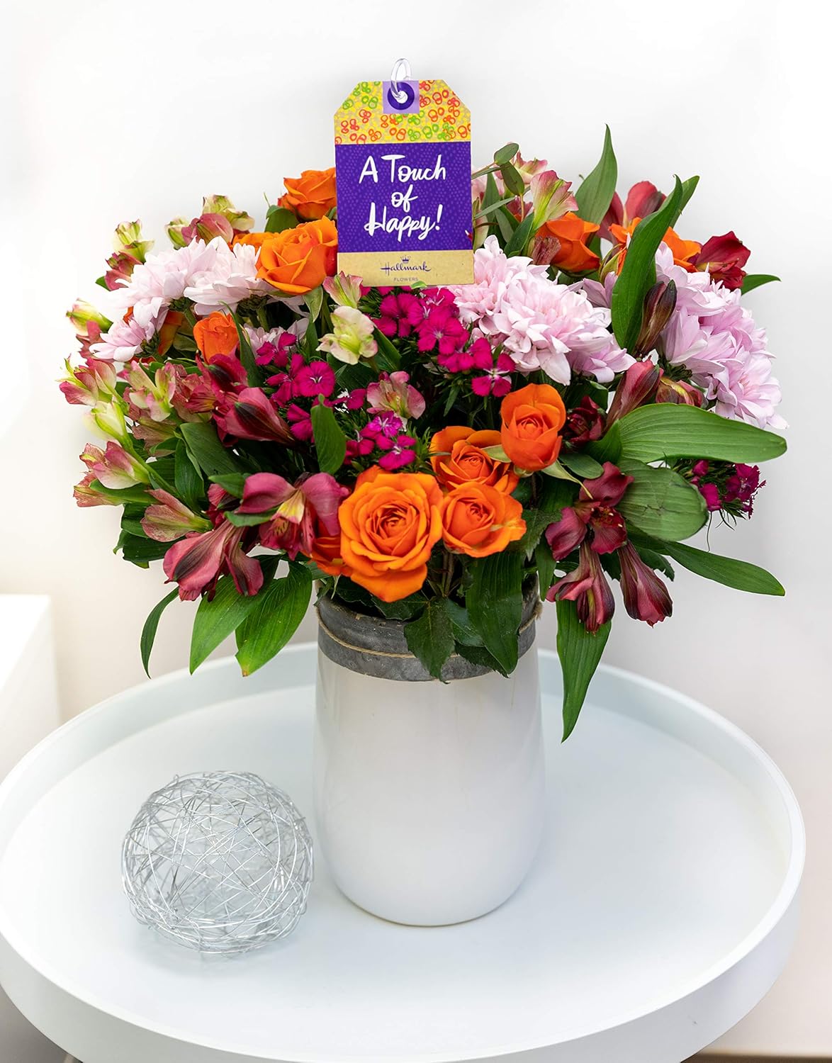 Amazon Com Charming Bouquet Fresh Cut Flowers No Vase From Hallmark Flowers Grocery Gourmet Food