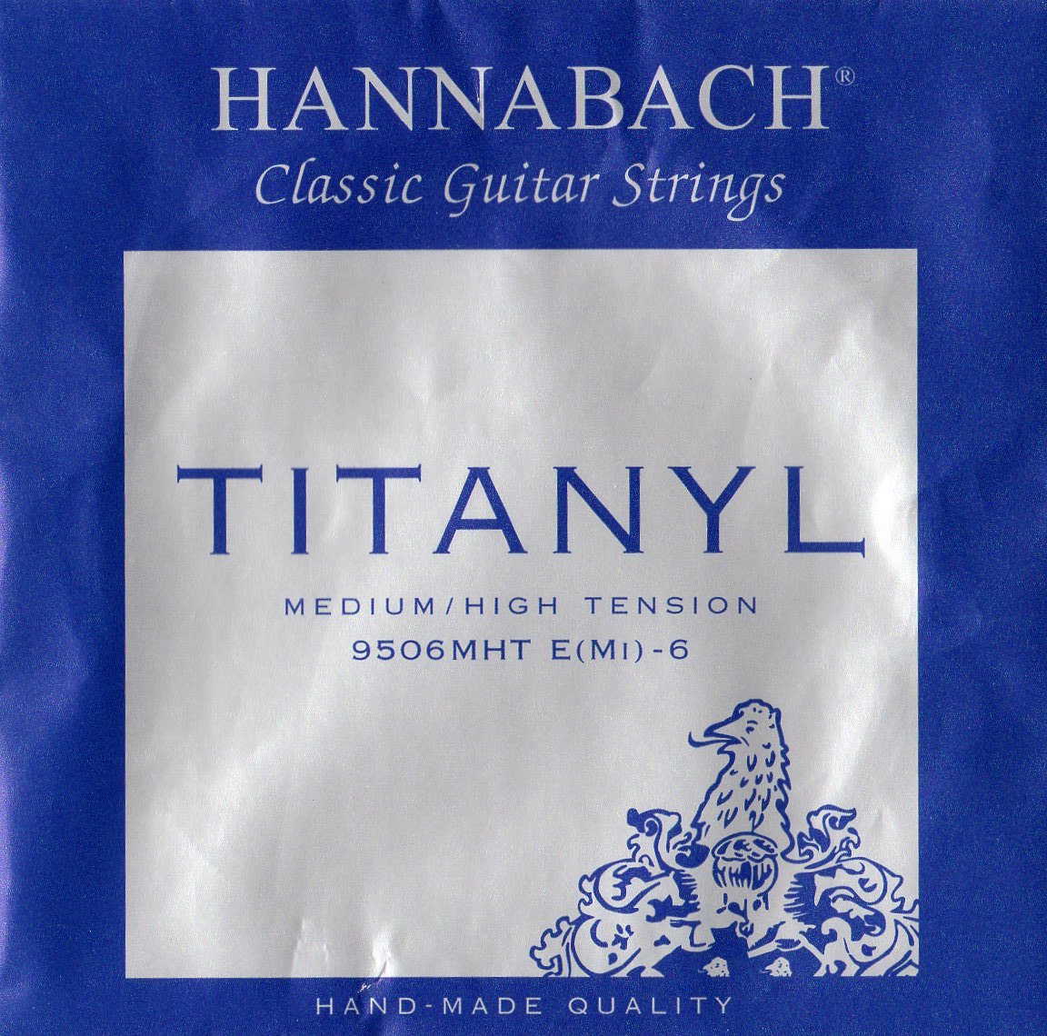 Hannabach 653156 Klassikgitarrensaiten Serie 950 Medium/High Tension Titanyl - E6