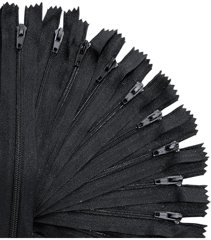 120pcs YKK #3 Nylon Coil Zippers Bulk - 20 Colors 5 Inch Tailor Sewing Crafts