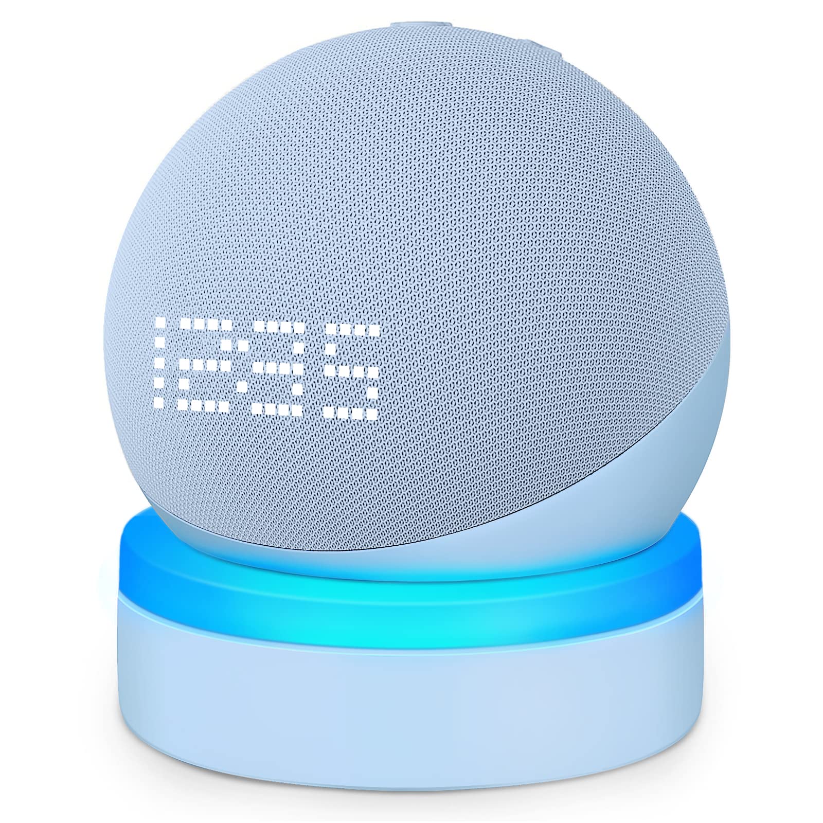 ZUOLACO Table Stand for Dot 5th Generation, Holder Mount Base with Light Guide for Dot 4th and 5th Gen, Dot 5 Accessories with Built-in Cable Management, Cloud Blue