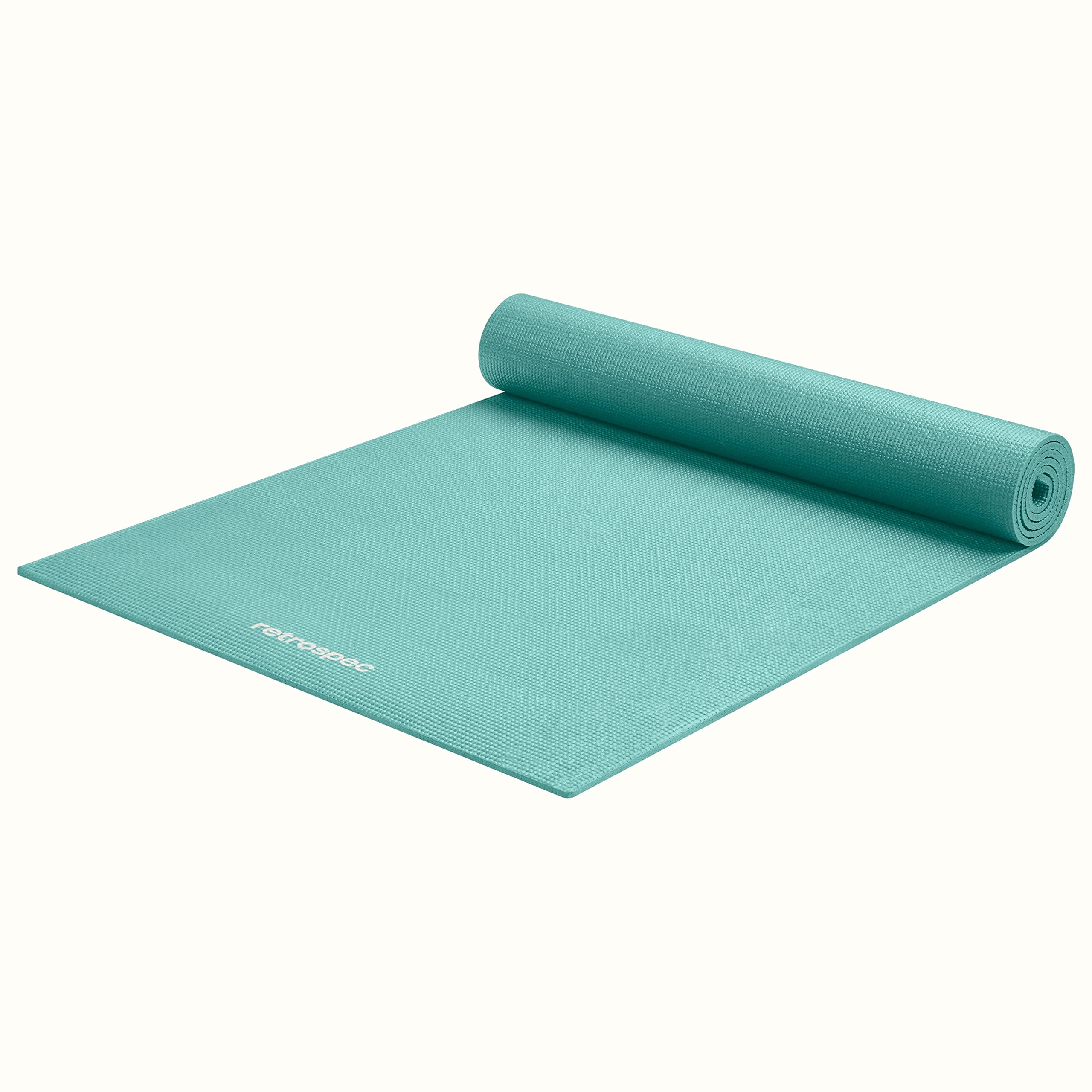 Retrospec Pismo Yoga Mat for Men & Women - 72” x 24” x 0.5mm - Extra Long Non Slip Exercise Mat for Yoga, Pilates, Stretching, Floor & Home Workouts - Blue Lagoon