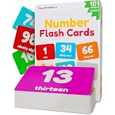 101 Number Flash Cards 0-100 for Toddlers &amp; Kids Ages 1+ &ndash; Counting Cards, Number Recognition &amp; Early Math Learning Activities for Preschool, Pre-K, Kindergarten &amp; Homeschool