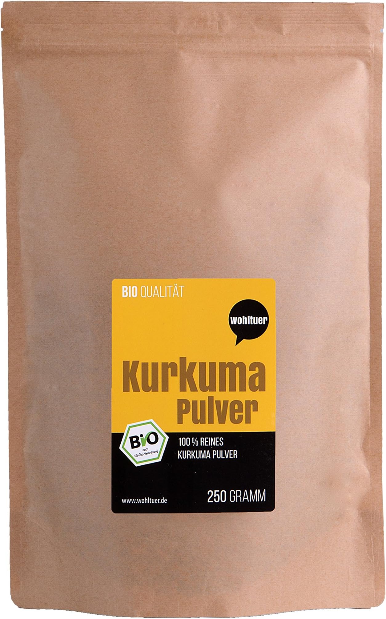 Wohltuer Organic Turmeric Powder 250 g