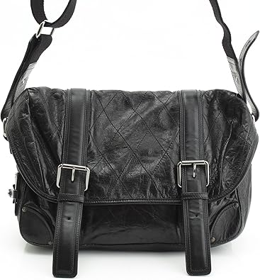 Amazon クロエ バレンタインコレクション メンズ レザー メッセンジャー バッグ ブラック Chloe クロエ シューズ バッグ