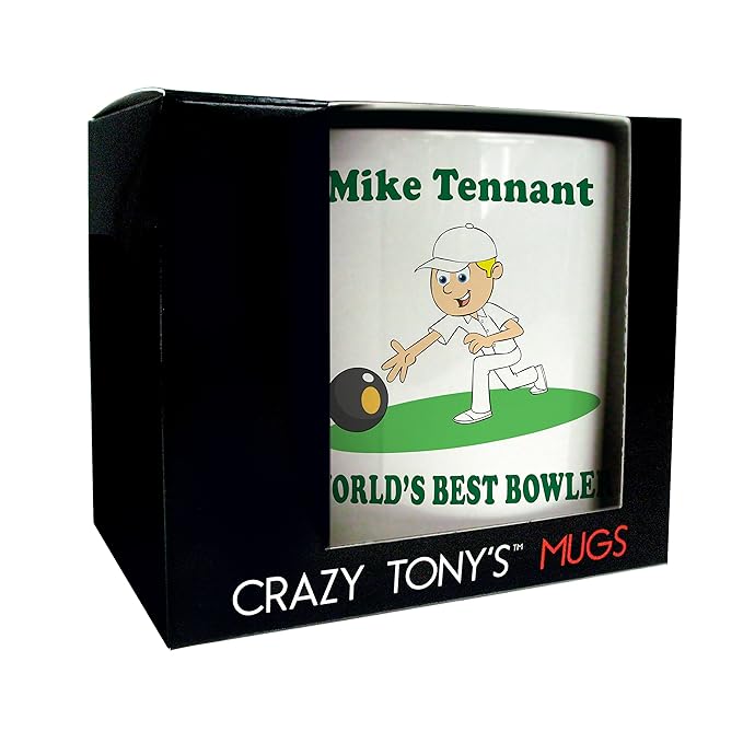 Mens Lawn Bowls Gifts Bowling Mug Great Personalised Gift Idea for Male