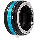 Fotodiox Pro Lens Mount Adapter - Nikon Nikkor F Mount G-Type D/SLR Lens to Sony Alpha E-Mount Mirrorless Camera Body with Selectable Clicked/Declicked Aperture Control