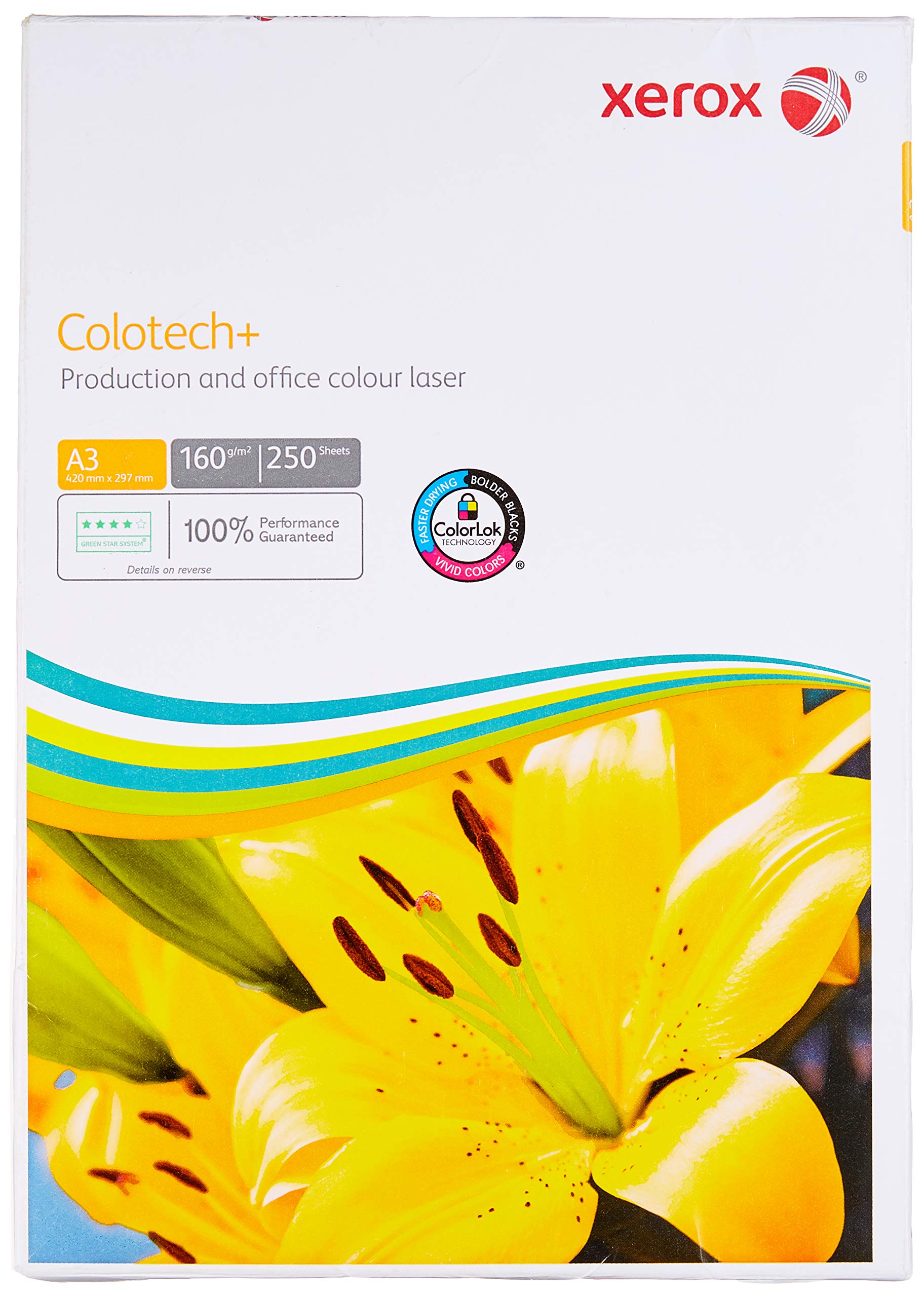 Xerox Colotech+ Premium White Paper 160gsm A3 Ream of 250 Sheets