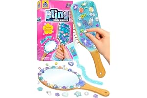 Decorate Your Personalized Mirror with Gems, Glitter & Beads Craft Kits - Unique Birthday Girls Gifts 8-12 Years Old & Teen G