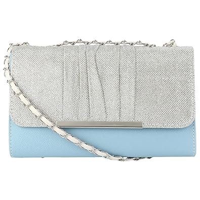 Bling It On Candy Color Style Womens Shoulder Bag (Blue)